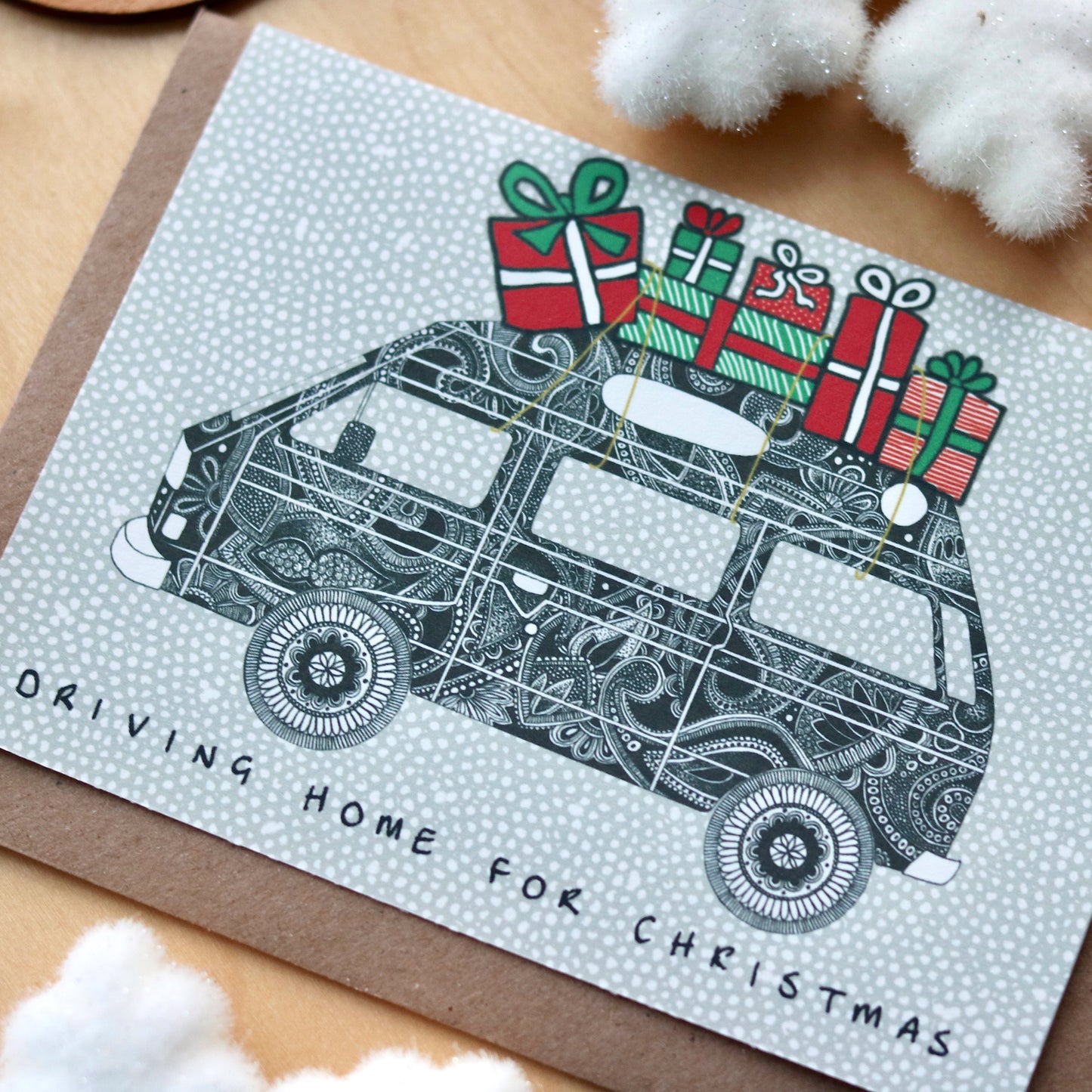 Driving Home for Christmas, Christmas Card