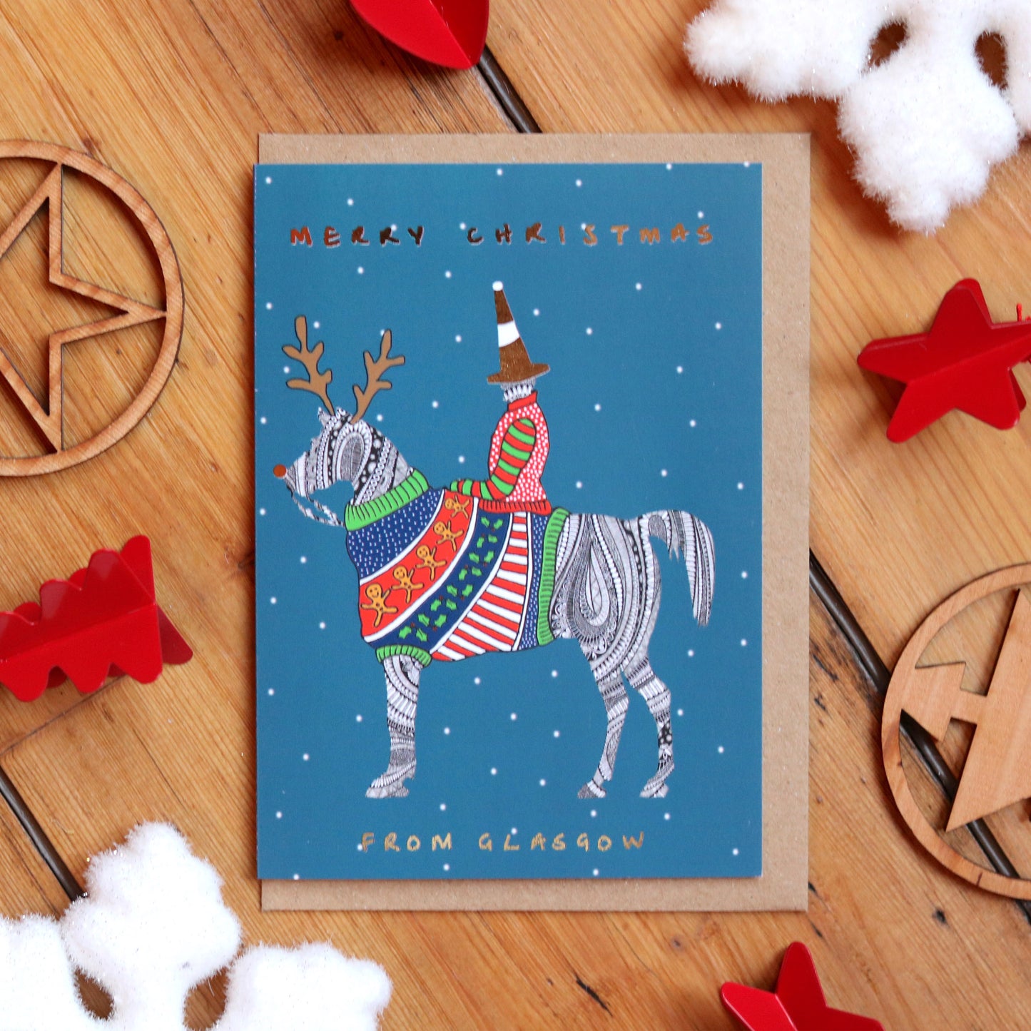 Duke of Wellington Foiled Christmas Card