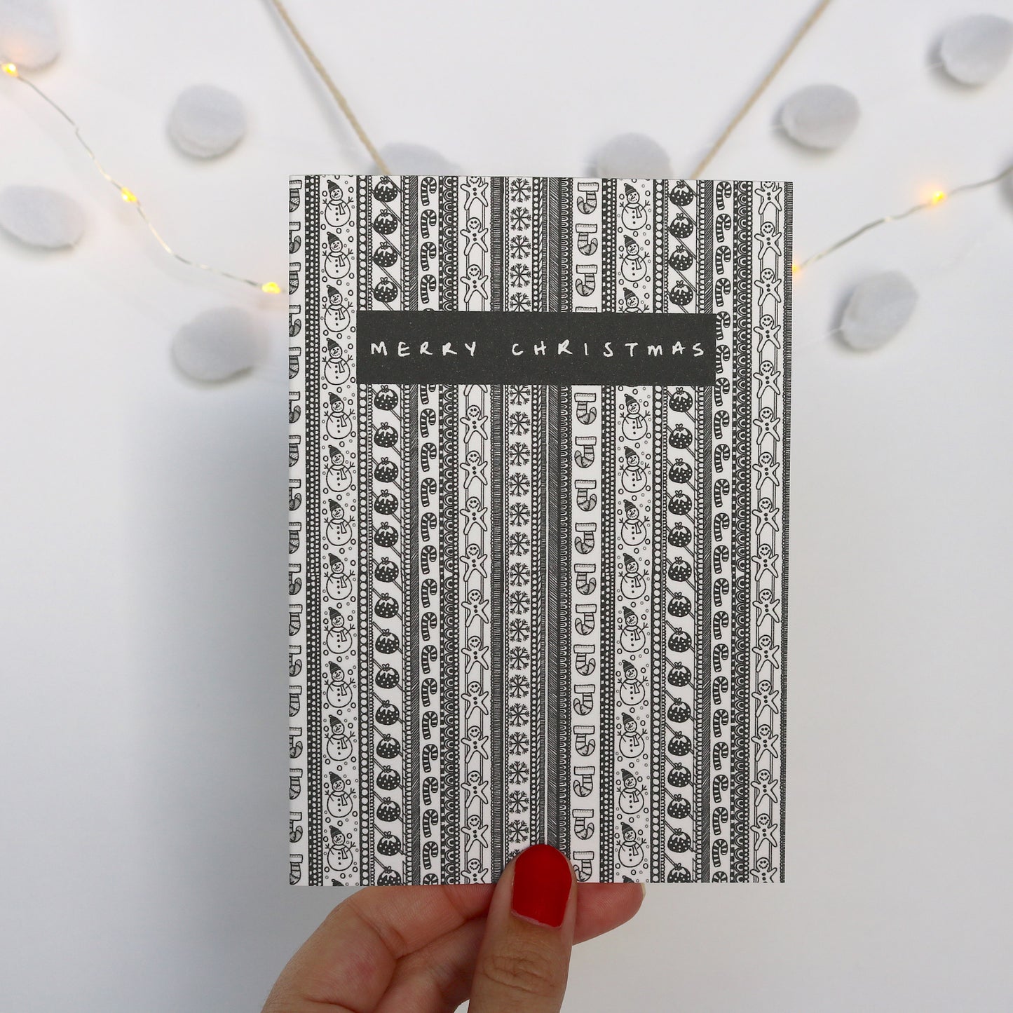 Festive Fairisle Christmas Card