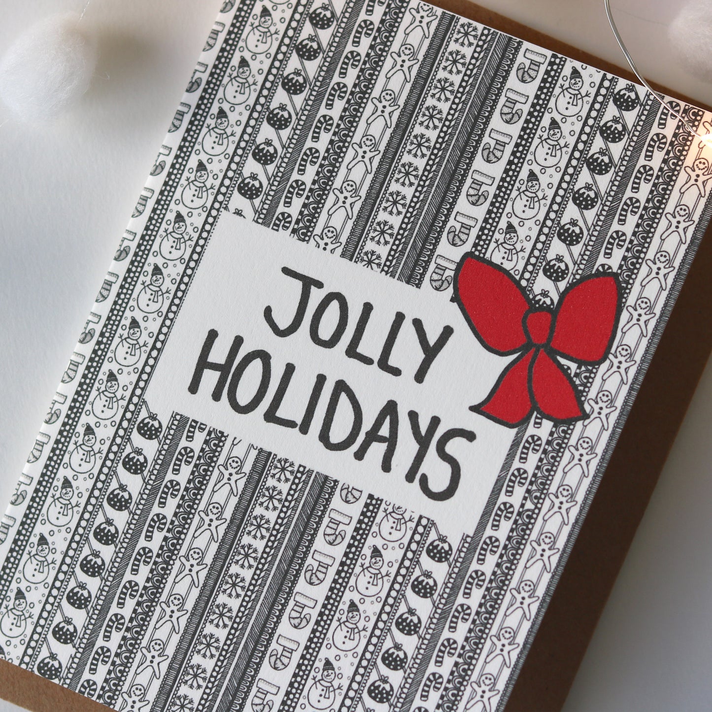 Jolly Holidays Christmas Card