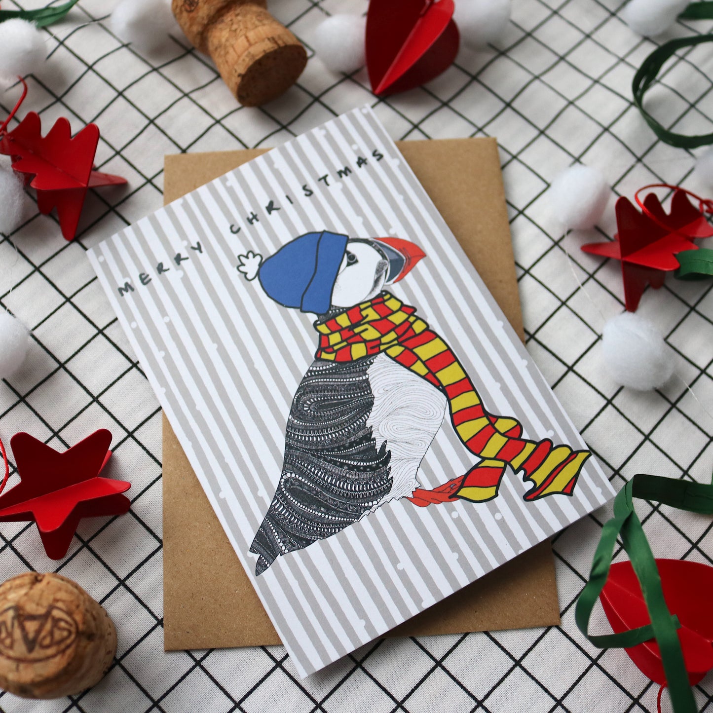 Puffin Christmas Card
