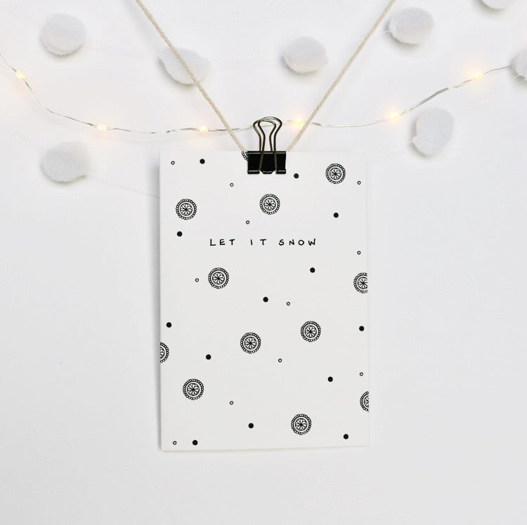Let it Snow Christmas Card