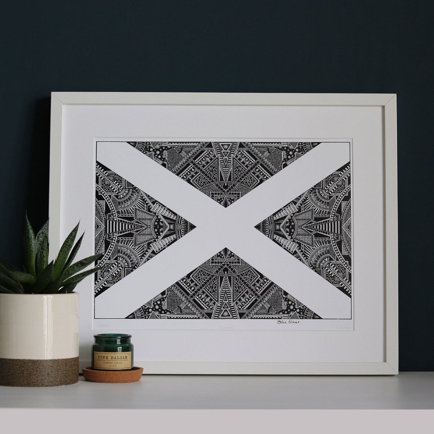 Saltire Flag Print
