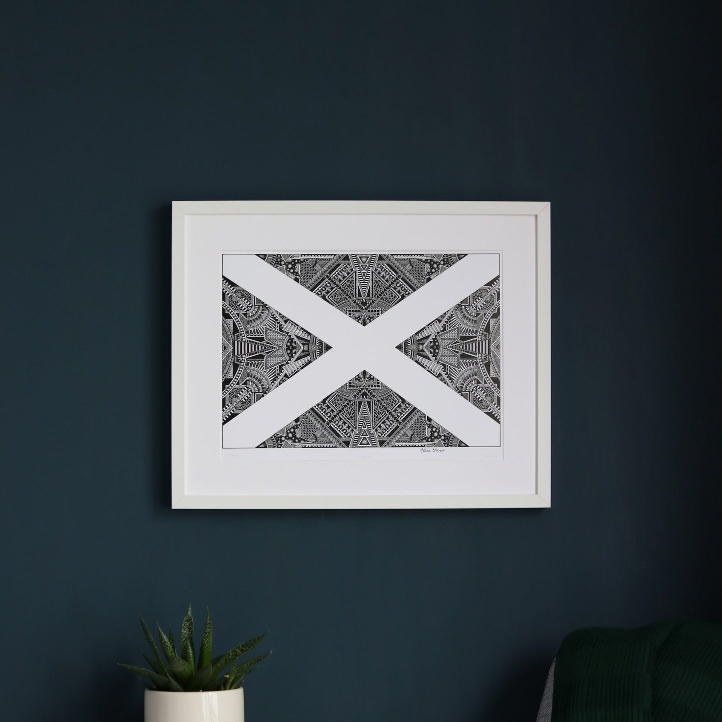 Saltire Flag Print