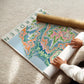 Aberdeen Colourful Topography Map Print