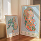 Arran Colourful Topography Map Print