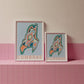 Cumbrae Colourful Topography Map Print