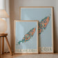 Isle of Coll Colourful Topography Map Print
