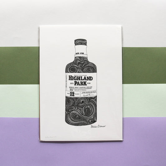SALE - A3 Highland Park Print **Old Branding ** **2 Available**