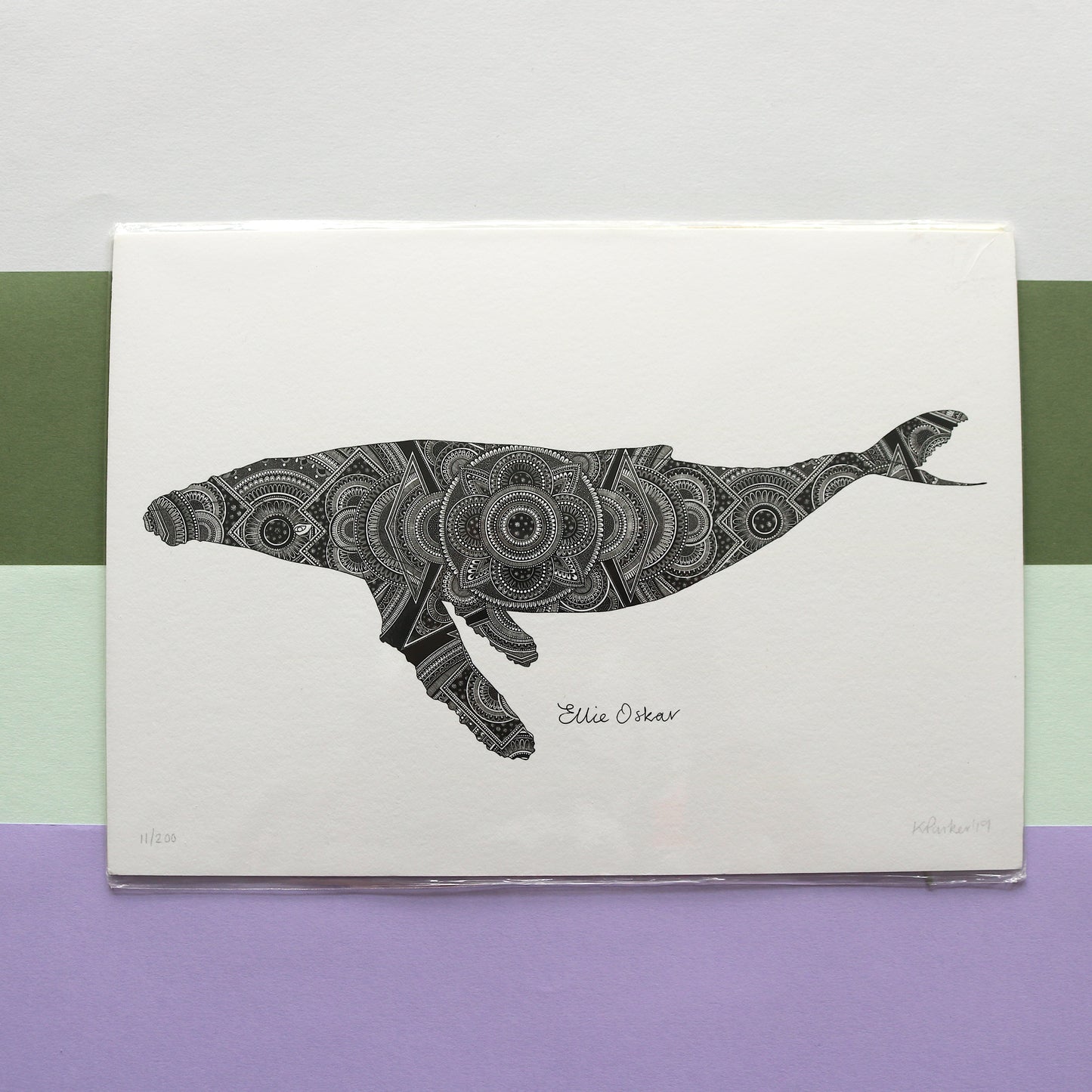 SALE - A4 Whale Print **Old Branding** 2 available