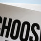 SALE - A3 Choose Life Trainspotting Print - **Dented paper & Old Branding** 2 available