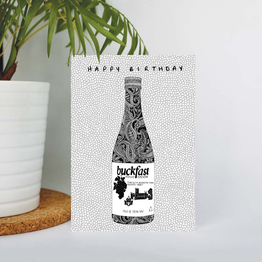 Buckfast Birthday Card