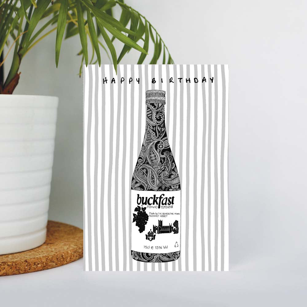 Buckfast Birthday Card