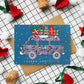 Camper Foiled Christmas Card