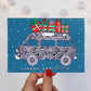 Camper Foiled Christmas Card