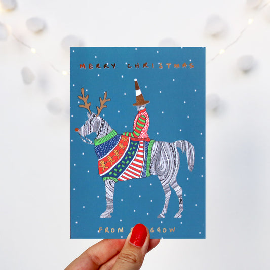Duke of Wellington Foiled Christmas Card