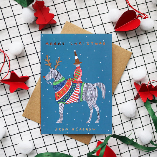 Duke of Wellington Foiled Christmas Card