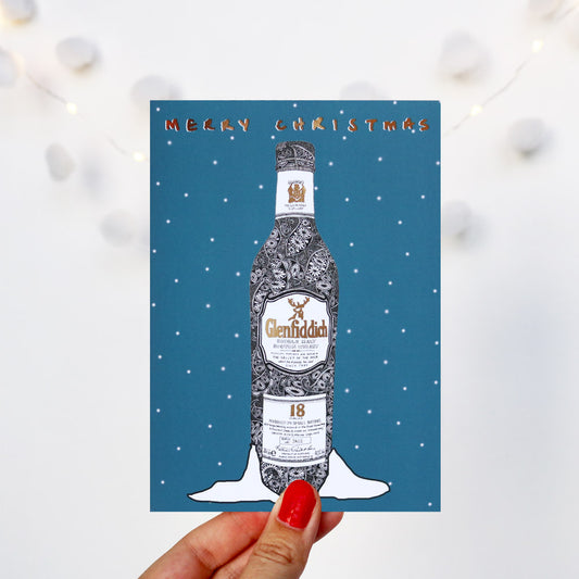 Glenfiddich Foiled Christmas Card