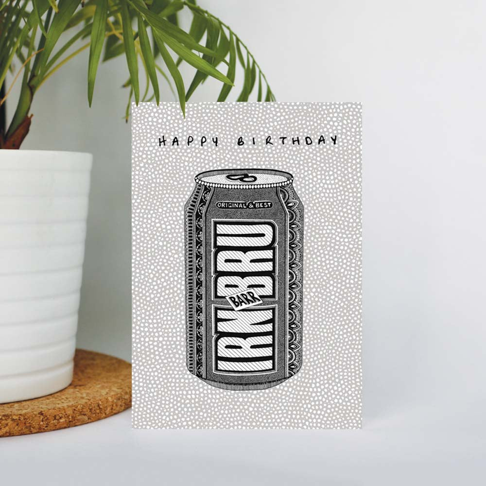 Irn Bru Birthday Card