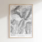 Mayar & Driesh Topography Map Print