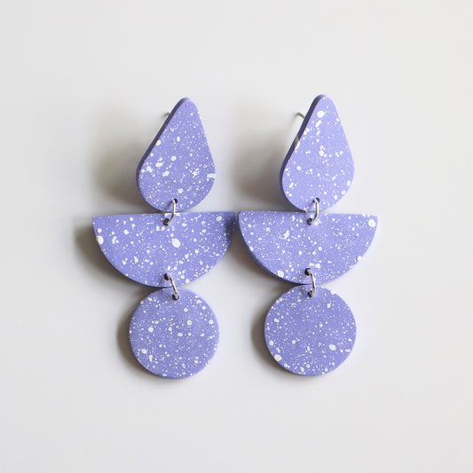 Pear Drop in Lilac Speck