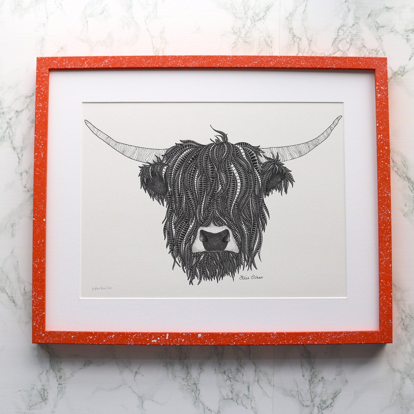 Highland Cow Print