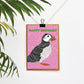 Puffin Colourful Happy Birthday Card