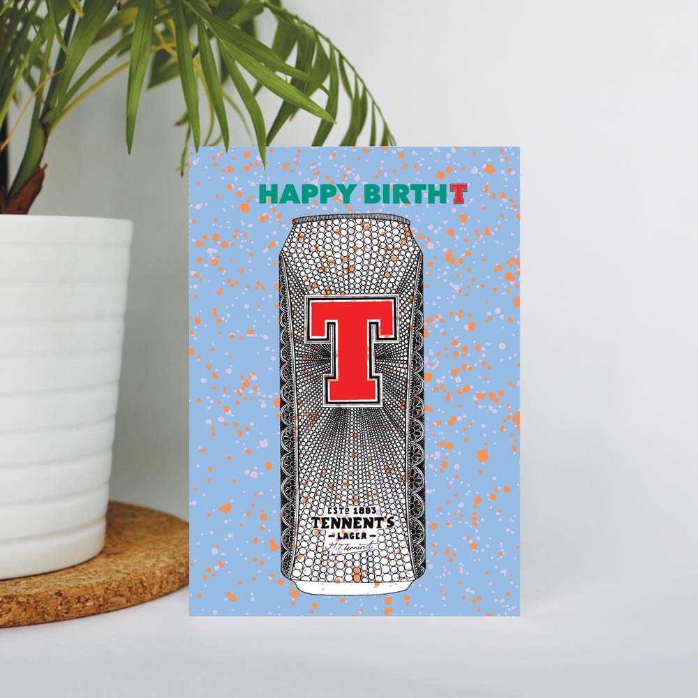 Tennents Colourful Birthday Card