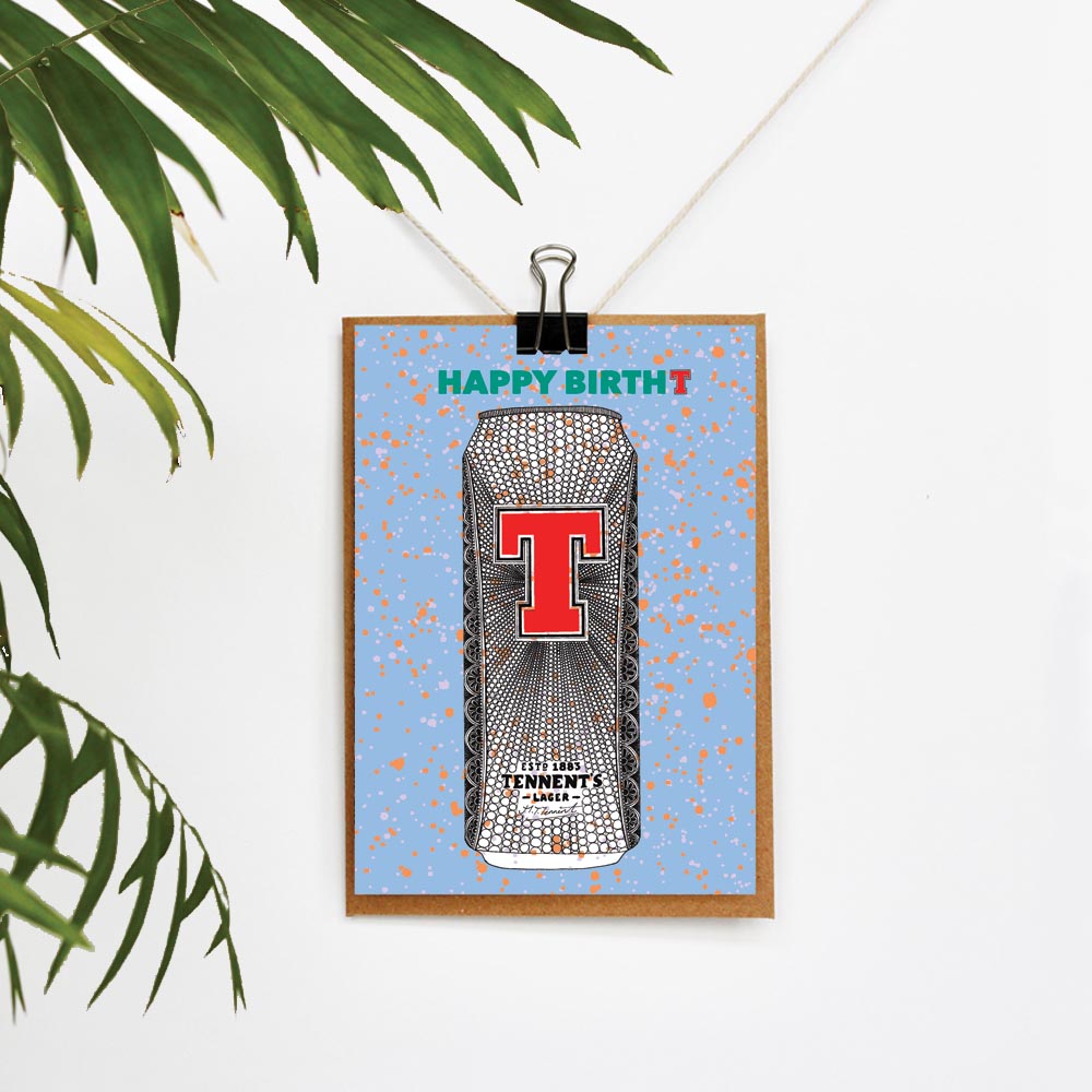 Tennents Colourful Birthday Card