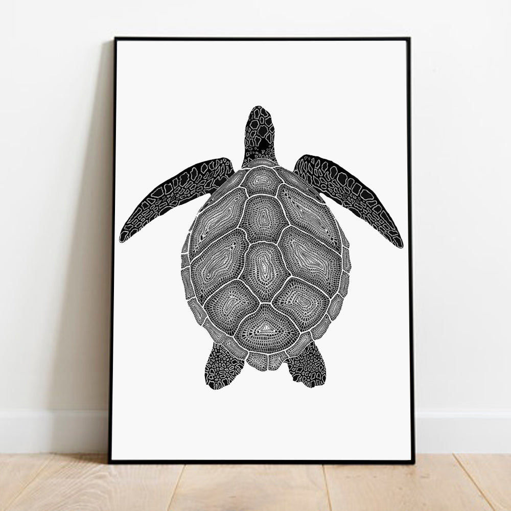 Sea Turtle Print – Kilo Papa Studio