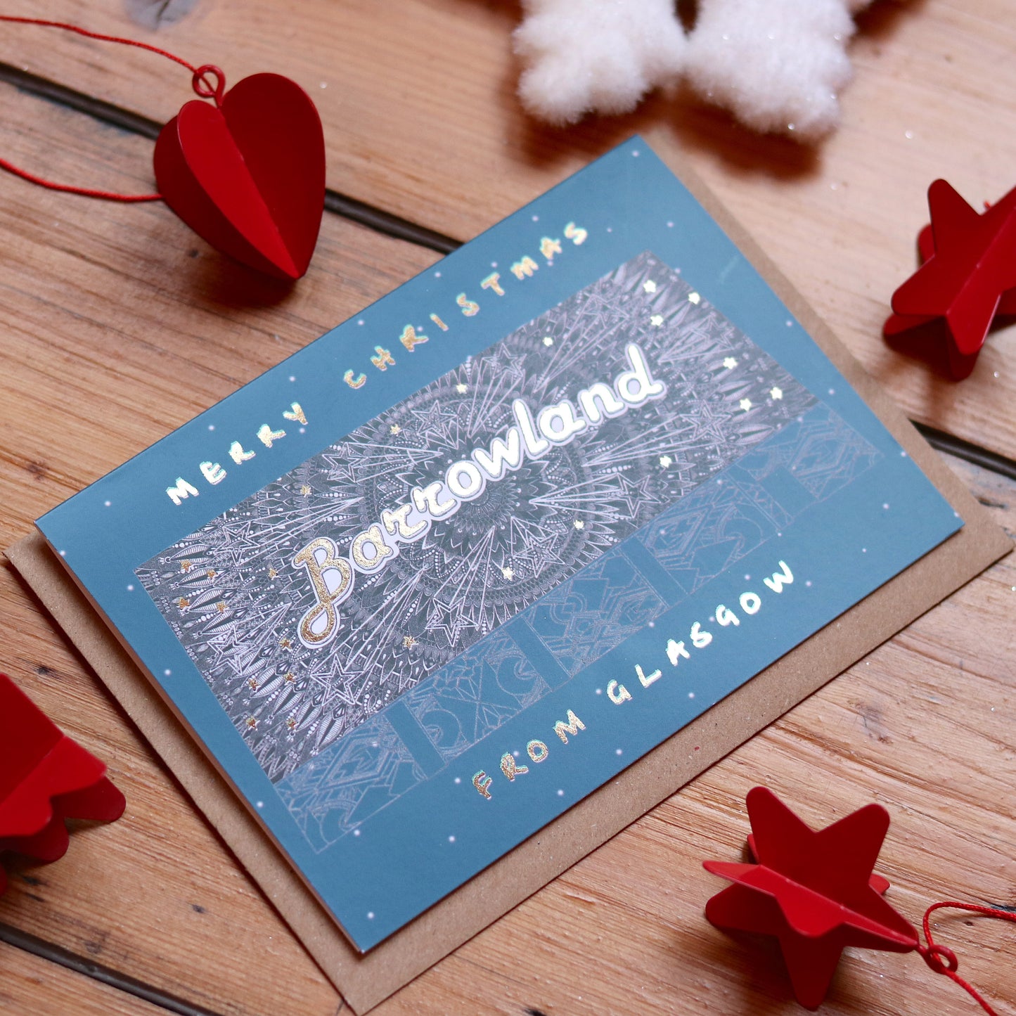 Barrowlands Foiled Christmas Card