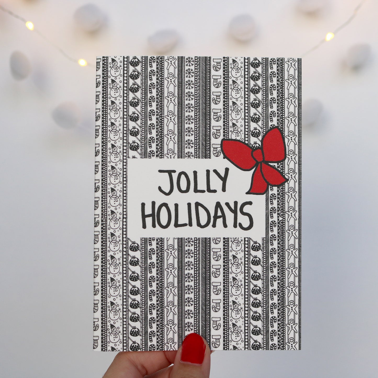 Jolly Holidays Christmas Card