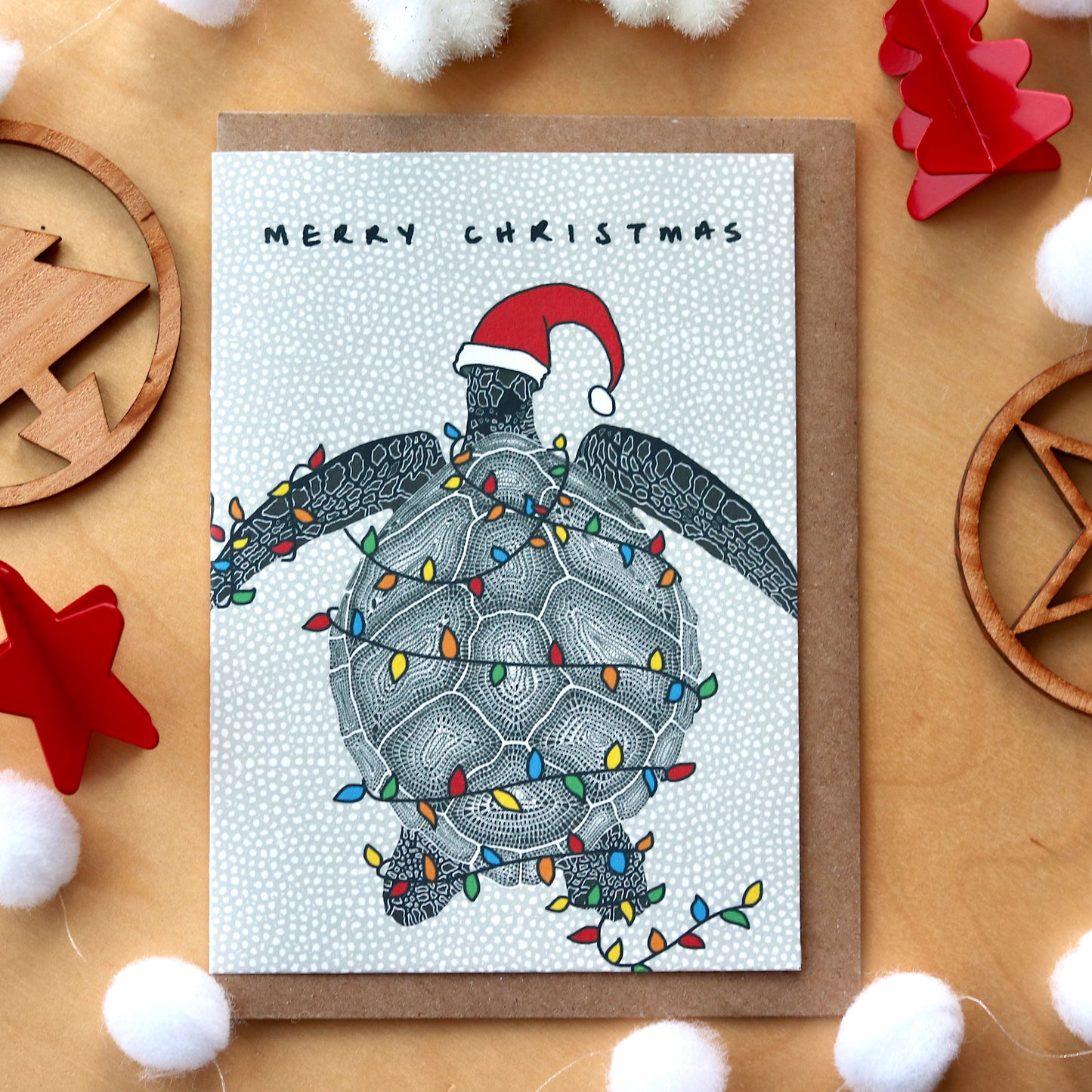 Turtle Christmas Card